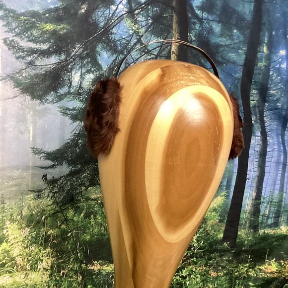 Vintage Faux Fur Brown Ear Muffs - Picture 2 of 9